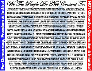 We The People Do Not Consent